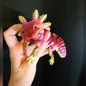 Axolotl articulating fidget toys